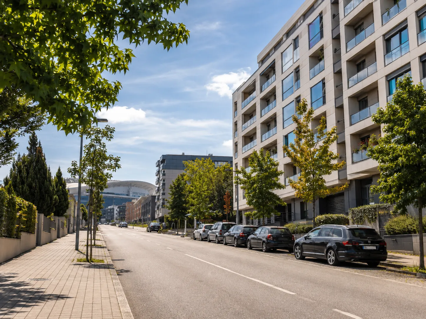Zona residencial das Antas no Porto, área de atuação do serviço de abertura de portas.